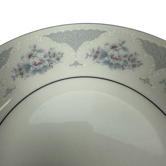 Silverie Sapphire Coupe Soup Bowl 7 5/8" Discontinued Fine China Crafted China - Picture 2 of 4